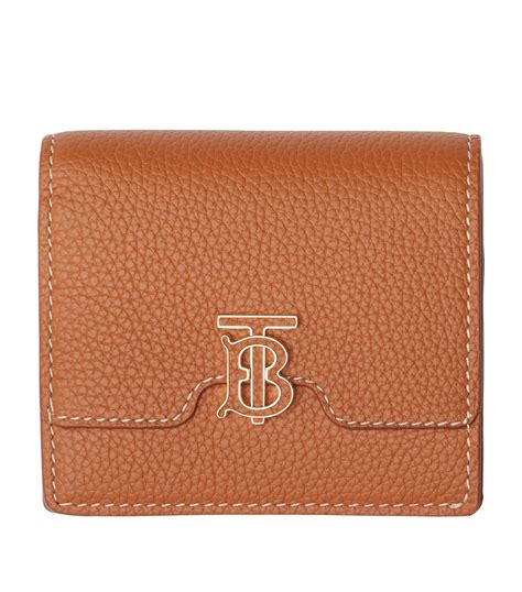 monogram burberry wallet|Burberry TB Monogram Grainy Leather Wallet .